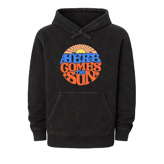 Here comes the sun Mineral Wash Hoodies