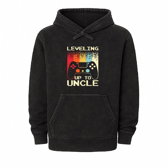 Best New Uncle For Men Boys Soon To Be Uncle Nephe Mineral Wash Hoodies