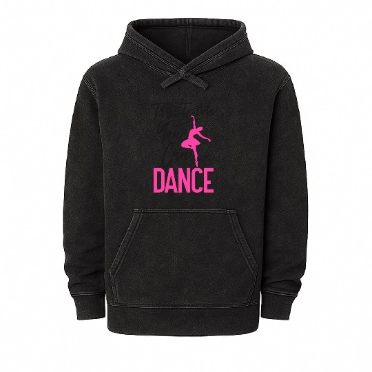 Ballet Dancer Dance Girl Ballerina Mineral Wash Hoodies