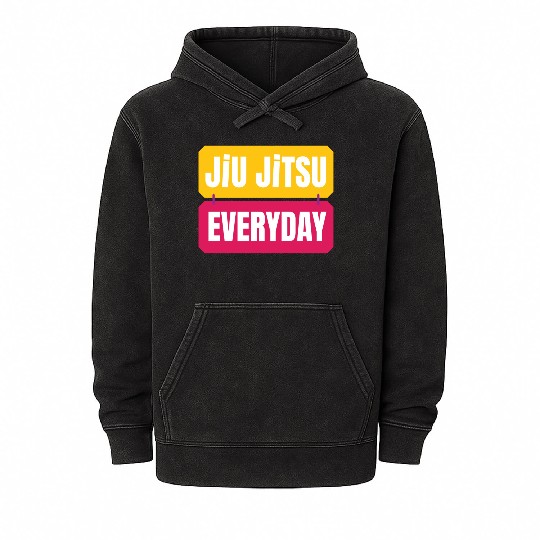 Jiu Jitsu Everyday Mineral Wash Hoodies