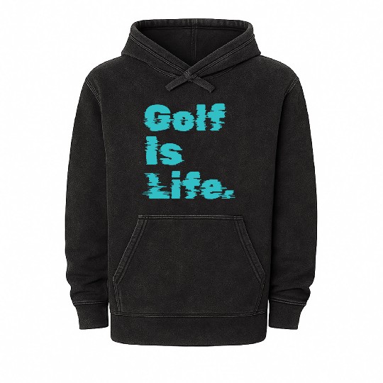 I Like Golfing, Golf Player, Golf Is Life Mineral Wash Hoodies