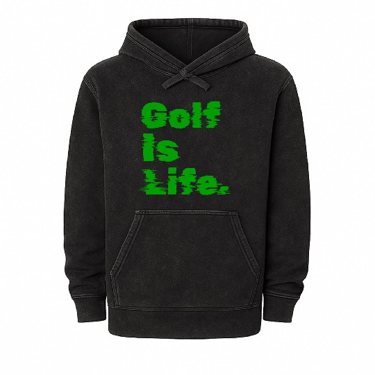 I Like Golfing, Golf Player, Golfing, Golf Is Life Mineral Wash Hoodies