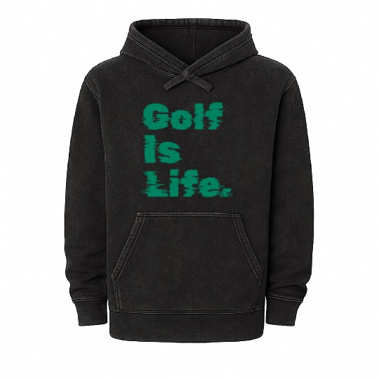 I Like Golfing, Golf Player, Golf Is Life Mineral Wash Hoodies
