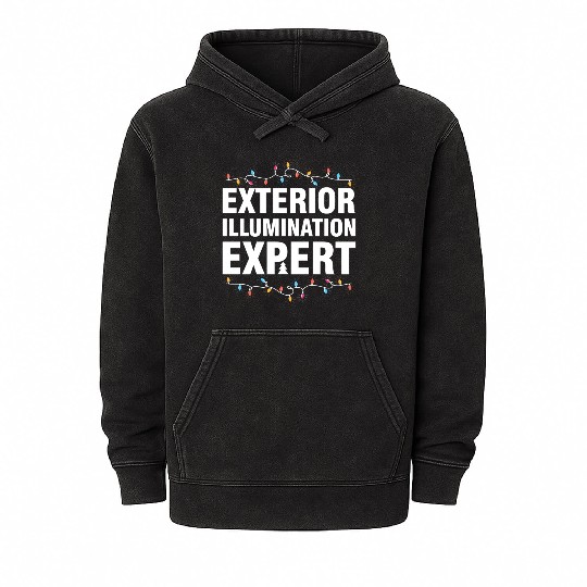 Exterior Illumination Expert Christmas Light Mineral Wash Hoodies