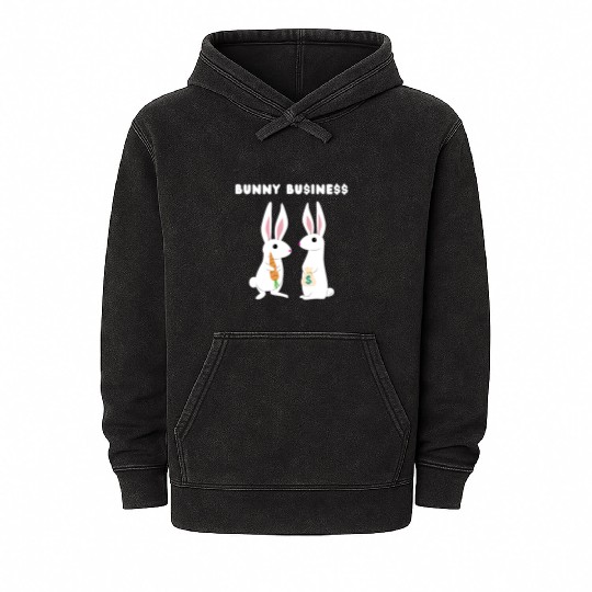 Bunny Business Mineral Wash Hoodies