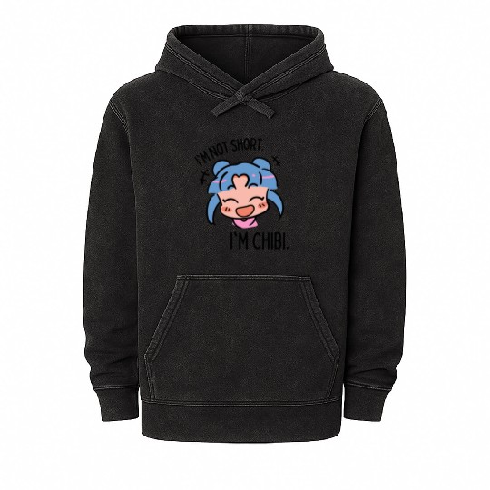 Funny Chibi Mineral Wash Hoodies