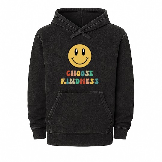 Choose Kindness Teacher Kindergarten Gift Preschoo Mineral Wash Hoodies