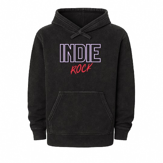 Indie Rock Mineral Wash Hoodies