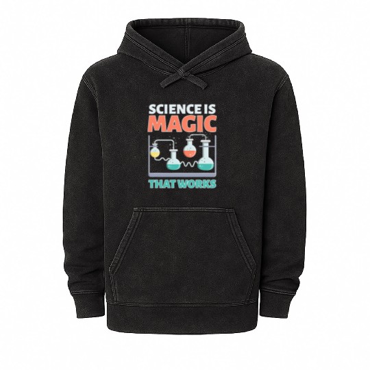 Scientist Chemist Teacher Student Science Magic Th Mineral Wash Hoodies