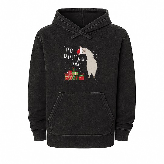 Fa La La Llama Mineral Wash Hoodies