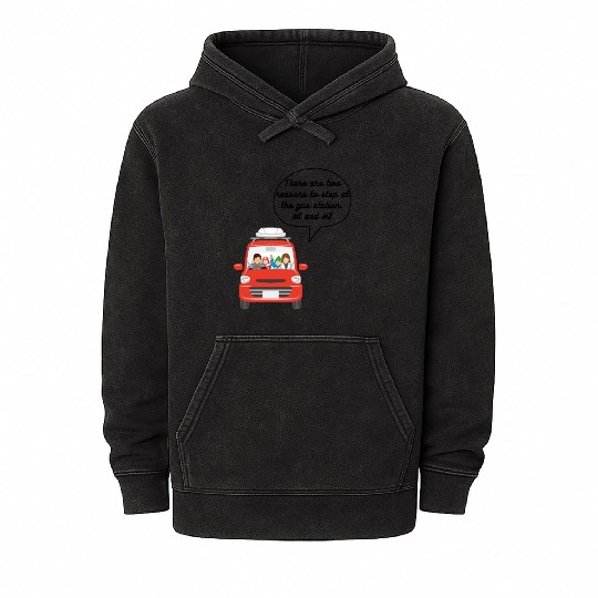 Comedy Potty Mineral Wash Hoodies