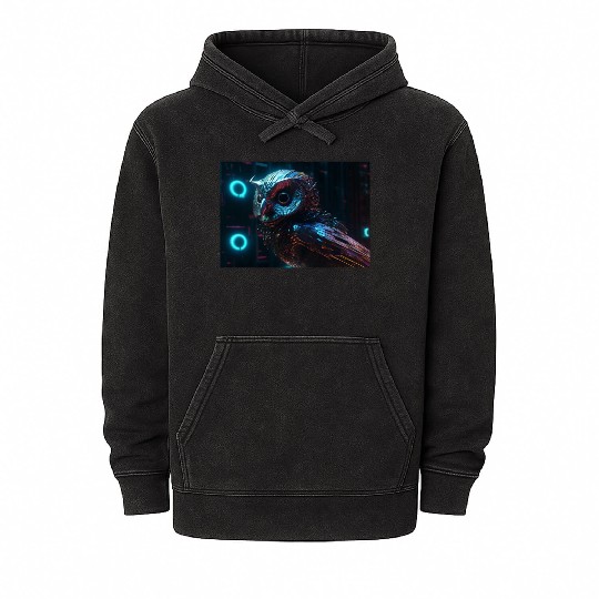 Owl of Tomorrow Mineral Wash Hoodies