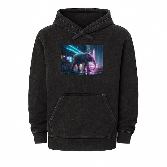Metallic Marvel Mineral Wash Hoodies