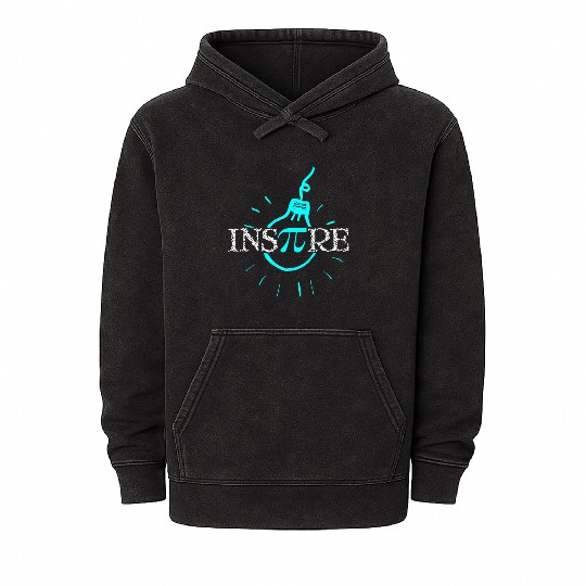 Inspire Pi Mathematician Science Nerd Mineral Wash Hoodies