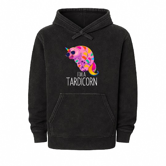 Water Bear Unicorn Tardigrade Science Microbiology Mineral Wash Hoodies
