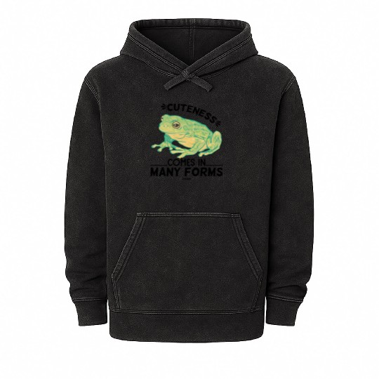 green frog Mineral Wash Hoodies