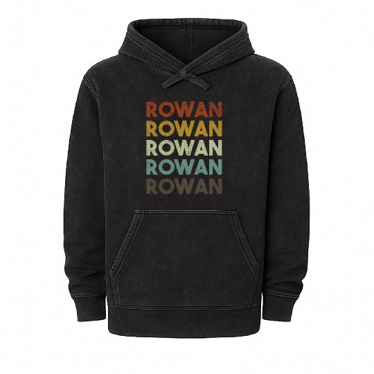 Rowan 80S Style Mineral Wash Hoodies