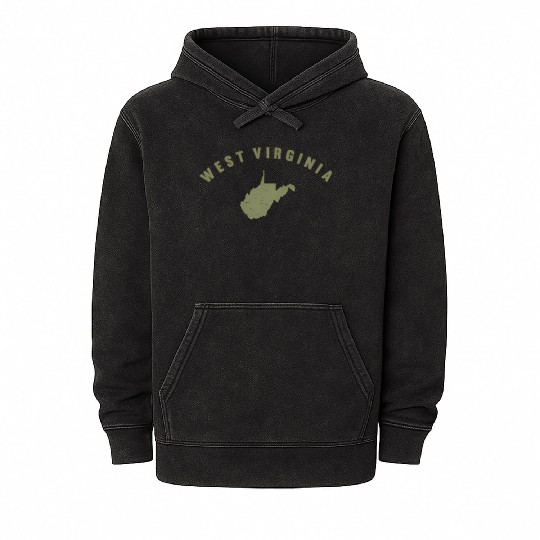 Wv Home State Mens Sports West Virginia Mineral Wash Hoodies