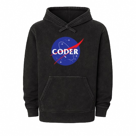 Coder Computer Science Programmer Software Mineral Wash Hoodies