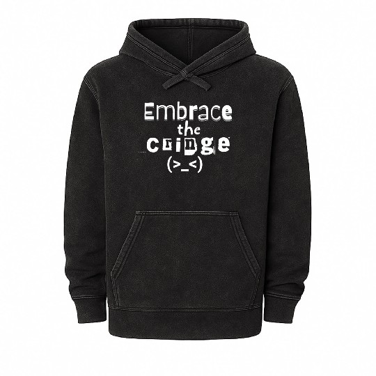 Embrace the Cringe Mineral Wash Hoodies