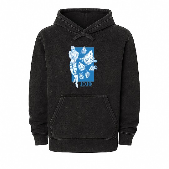 Jojo'S Bizarre Adventure Mista Six Bullets Mineral Wash Hoodies