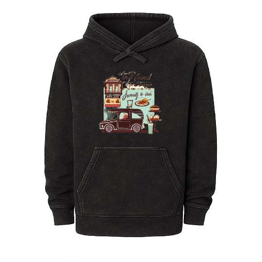 Pastries and bakery: a delicious combination Mineral Wash Hoodies