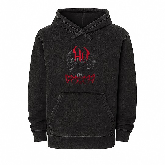 The Hu - Band Front Back Print Mineral Wash Hoodies