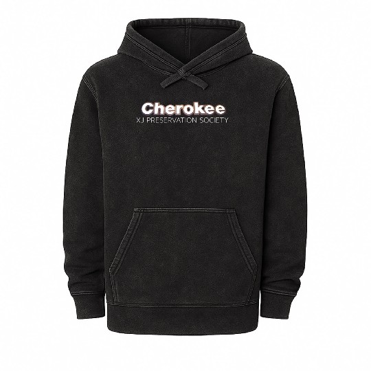 Cherokee Xj Preservation Society Mineral Wash Hoodies