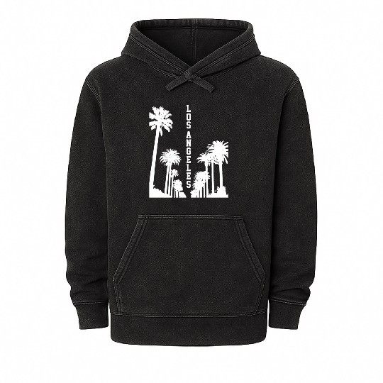 Los Angeles La California Mineral Wash Hoodies