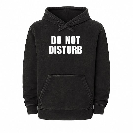 Do Not Disturb - Airplane Airport Train Subway Mineral Wash Hoodies