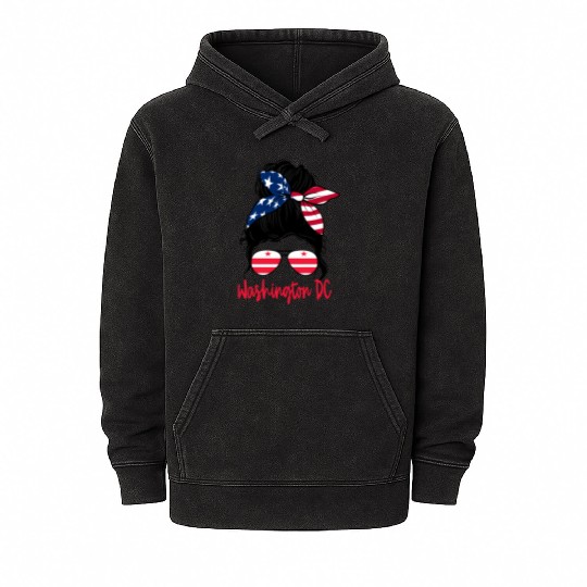 Washington Dc Washington Dc Flag Statefriend Mineral Wash Hoodies