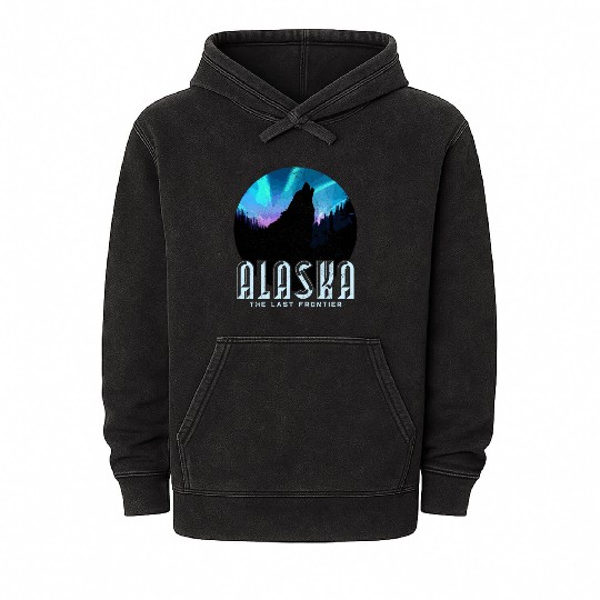 Alaa Wolf The Last Frontier Nature Mineral Wash Hoodies