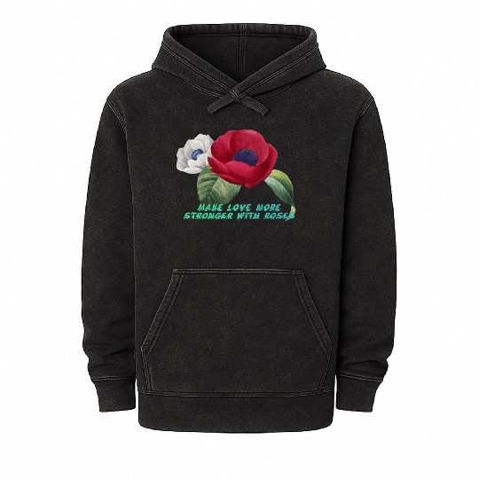 Embracing Romance with the Rose Mineral Wash Hoodies