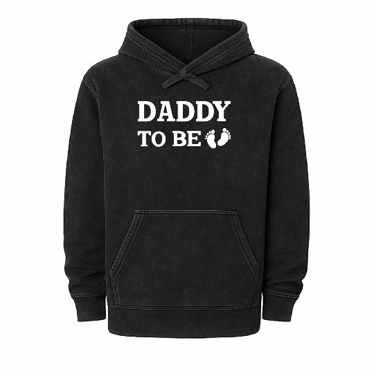 DADDY TO BE Love Ba Mineral Wash Hoodies