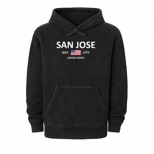 San Jose Mineral Wash Hoodies