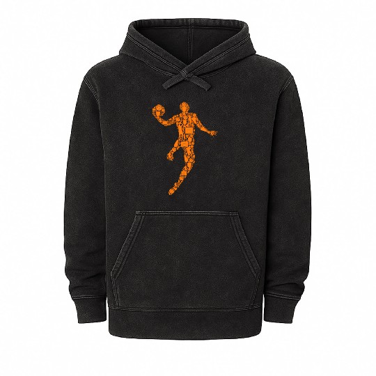 Baetball Player Coach Mineral Wash Hoodies