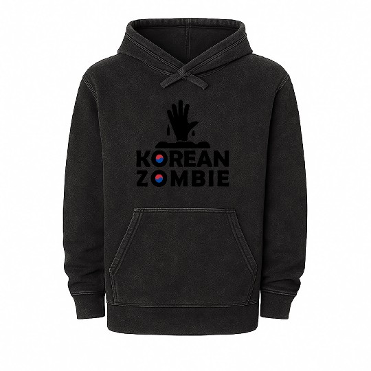 Korean Zombie Mineral Wash Hoodies