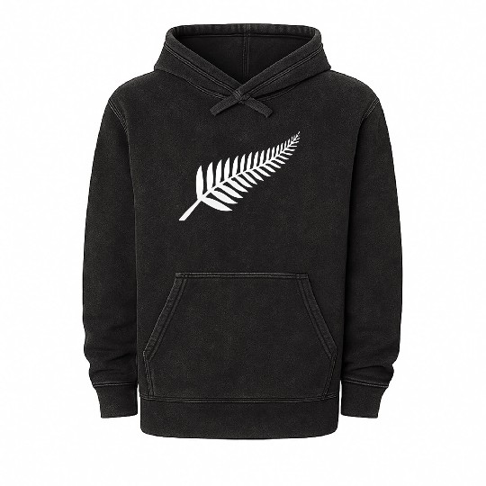 New Zealand Silver Fern Kiwi Pride Mineral Wash Hoodies
