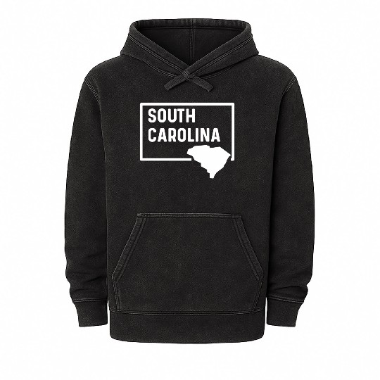 South Carolina Charleston Columbia Mo Pleasant Mineral Wash Hoodies