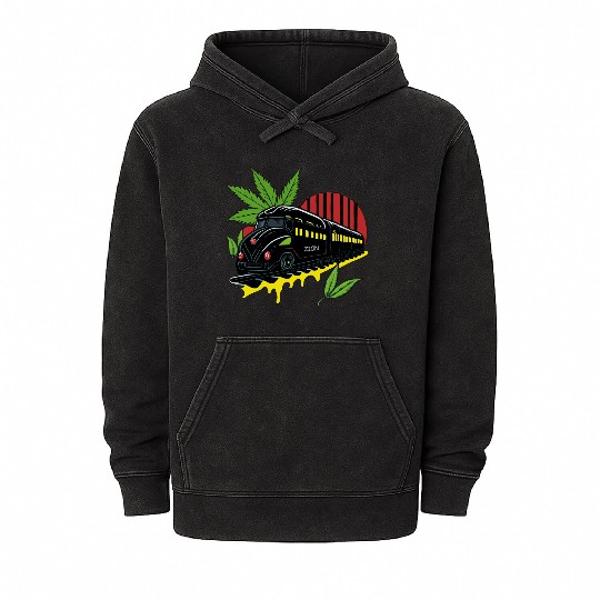 Zion Train Mineral Wash Hoodies