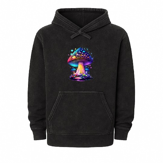 Mystical Fungi Mineral Wash Hoodies