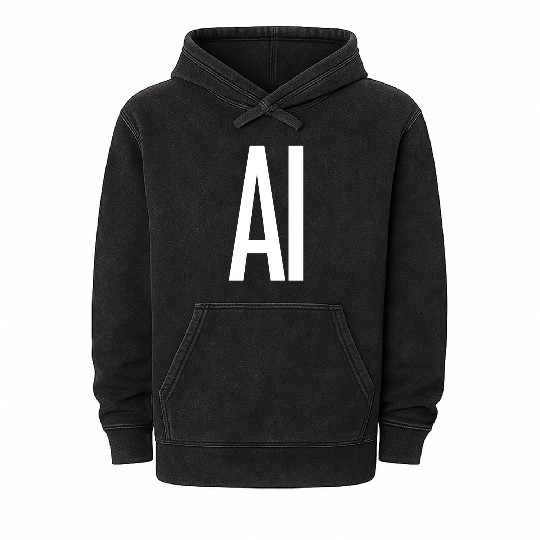 AI Artificial Intelligence Computer Science Mineral Wash Hoodies
