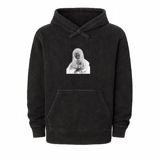 Our Lady Of Guadalupe Virgin Mary Mineral Wash Hoodies