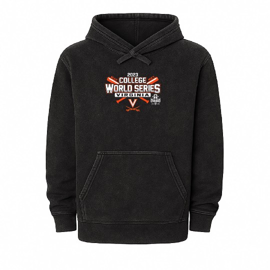 College World Series 2023 Baseball CWS Mineral Wash Hoodies