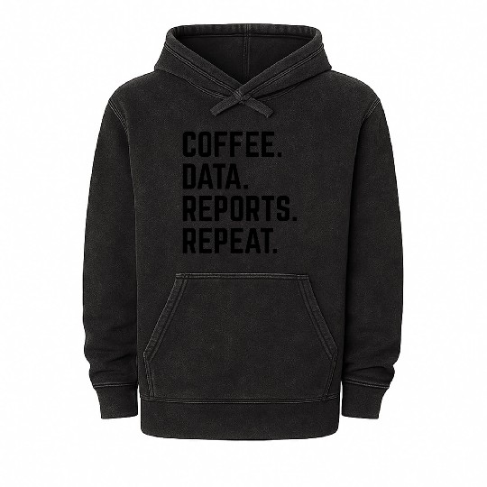 Coffee Data Reports Repeat Mineral Wash Hoodies