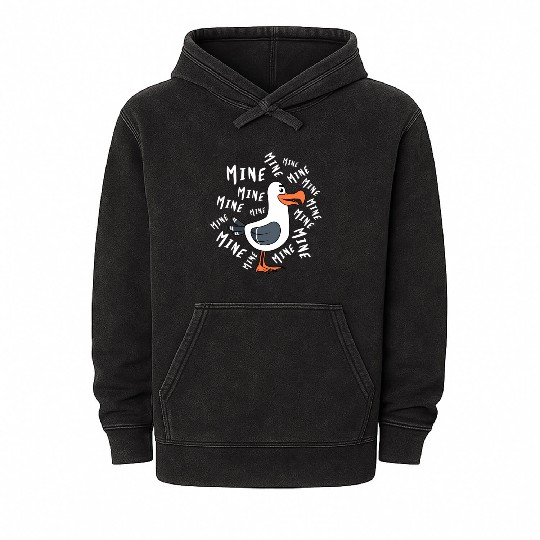 Mine Mine Mine Seagull Bird Beach Chicken Mineral Wash Hoodies
