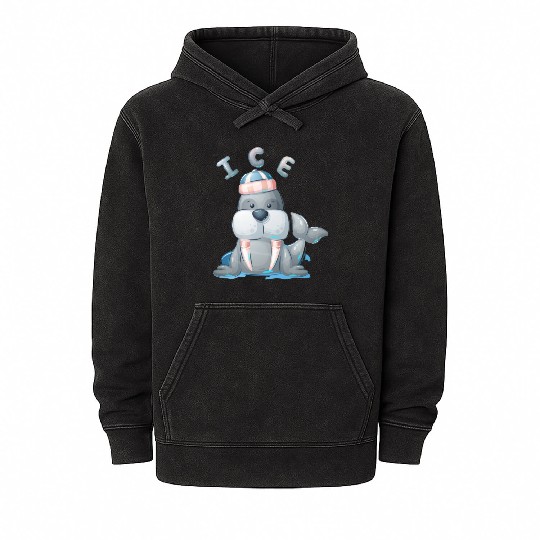 Snow seal Mineral Wash Hoodies