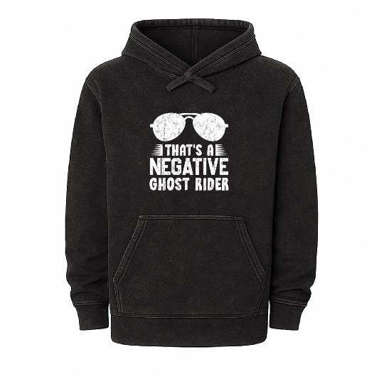 That'S A Negative Ghost Rider Pun For Movie Mineral Wash Hoodies