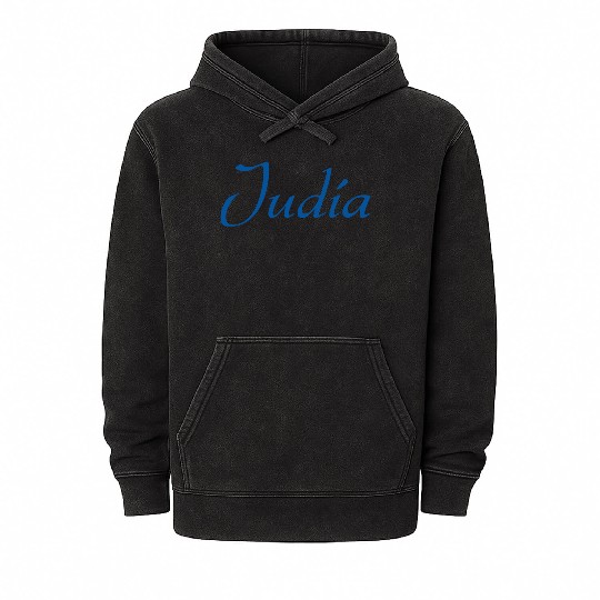 Jew Spanish Feminine 80s Mineral Wash Hoodies