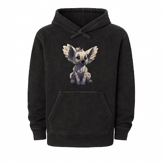 Hyena, Koala & Dog - The Ears Gang Mineral Wash Hoodies